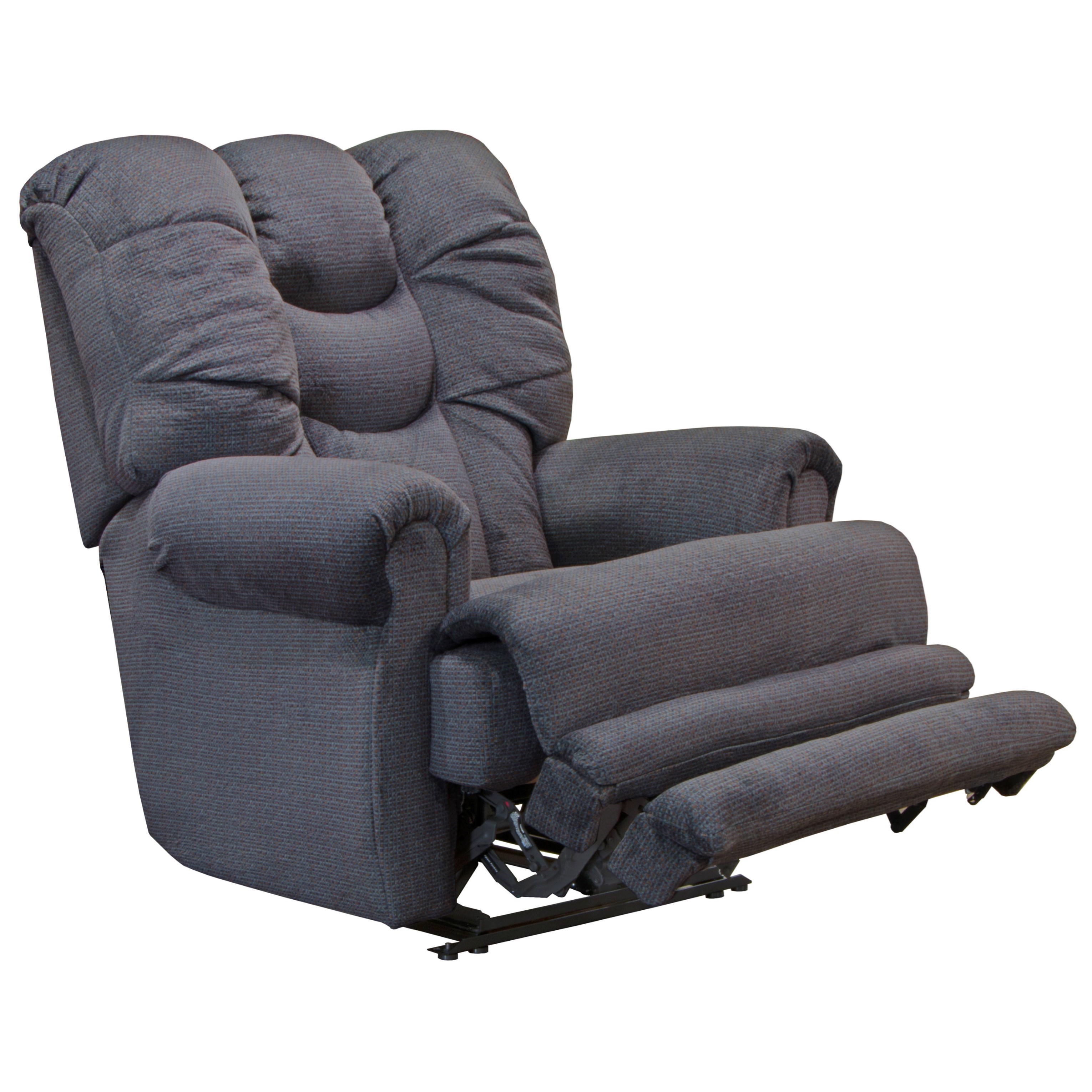 Catnapper 4257 Malone 642577 2008 23 Power Lay Flat Recliner with Extension Ottoman Elgin Furniture Recliner Lay Flat